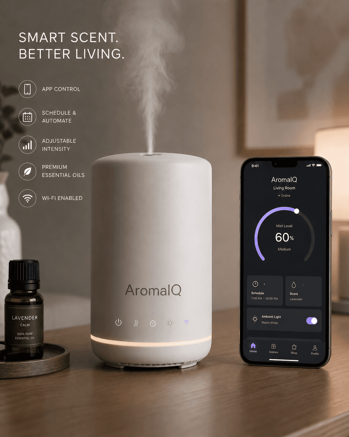 AromaIQ smart diffuser